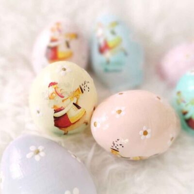 Elegant Pottery Haftseen Eggs for Nowruz Persian New Year – Nowruz