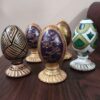 Elegant Pottery Haftseen Eggs for Nowruz Persian New Year Eyd