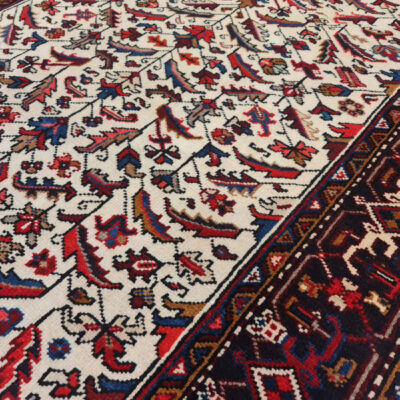 Vintage Hand-Knotted Persian Runner Carpet Model Haleh