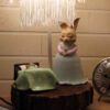 Novelty Table Lamp Handmade Ceramic Rabbit
