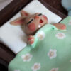 Novelty Table Lamp Handmade Ceramic Rabbit