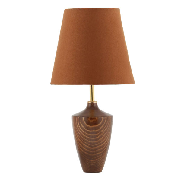 Handmade Wooden Table Lamp Model Choobin