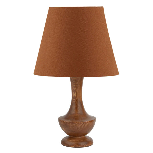 Handmade Wooden Table Lamp Model Katayoun