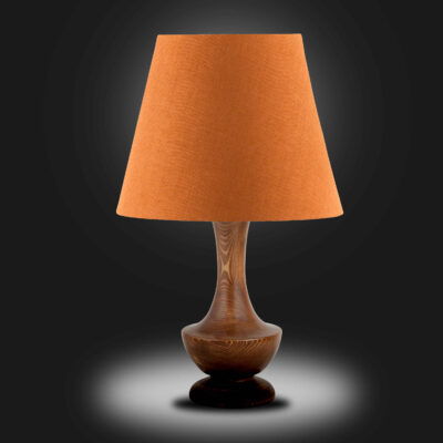 Accent Wooden Table Lamp Handcrafted Katayoun