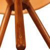 Accent Wooden Table Lamp Handcrafted Cream Masina