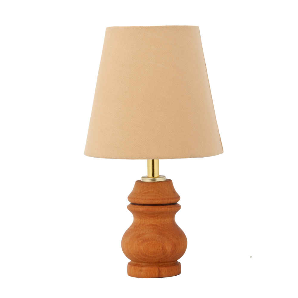 Accent Wooden Table Lamp Handcrafted Sahra
