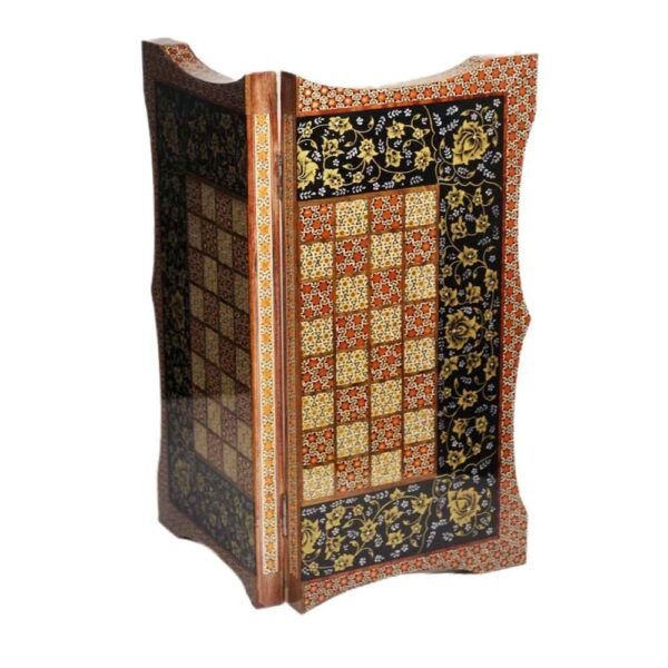 Persian Khatamkari Wood Chess Board Model Dalbori