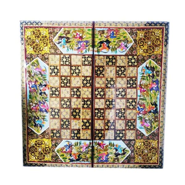 Persian Marquetry Chess Board Model Mehregan