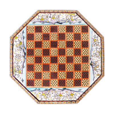 Persian Khatamkari Chess Board Model Simaroo