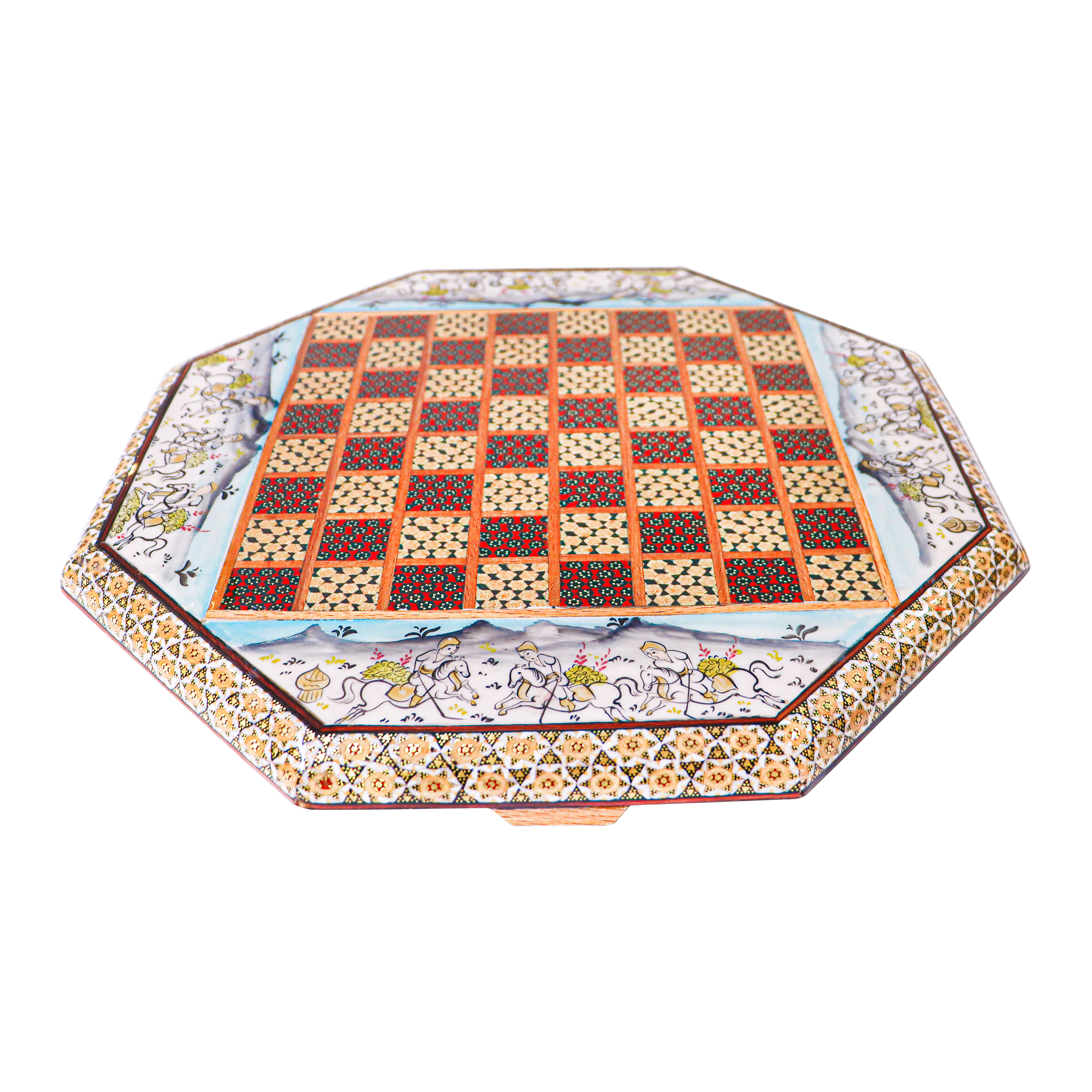 Persian Khatamkari Chess Board Model Simaroo