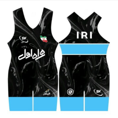 Men’s Iranian Sleeveless Wrestling Singlet Model Dobande