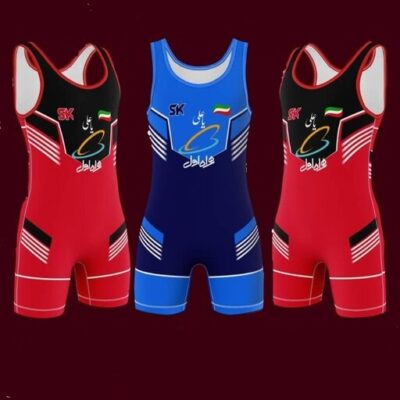 Men’s Iranian Sleeveless Wrestling Singlet Model Koshti