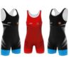 Men's Iranian Sleeveless Wrestling Singlet Model Melli