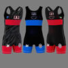 Men's Iranian Sleeveless Wrestling Singlet Model Team