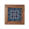 Decorative Persian Framed Ceramic Tile - Kaashi