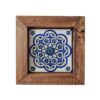 Decorative Persian Framed Ceramic Tile - Ramoon