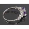 Purple Amethyst Silver Ring For Women Mana