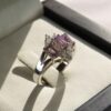 Purple Amethyst Silver Ring For Women Maleka