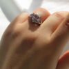Purple Amethyst Silver Ring For Women Maleka