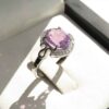 Purple Amethyst Silver Ring For Women Nazi
