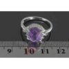 Purple Amethyst Silver Ring For Women Nazi