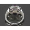 Purple Amethyst Silver Ring For Women Banafshe