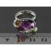 Purple Amethyst Silver Ring For Women Bahar