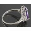 Purple Amethyst Silver Ring For Women Fakher