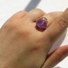 Purple Amethyst Silver Ring For Women Damle