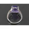 Purple Amethyst Silver Ring For Women Damle