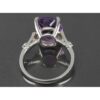 Purple Amethyst Silver Ring For Women Mahshid