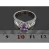 Purple Amethyst Silver Ring For Women Sanaz