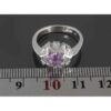 Purple Amethyst Silver Ring For Women Setareh