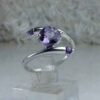 Purple Amethyst Silver Ring For Women Asli
