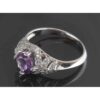 Purple Amethyst Silver Ring For Women Sahar