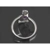 Purple Amethyst Silver Ring For Women