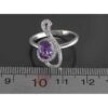 Purple Amethyst Silver Ring For Women