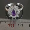 Purple Amethyst Silver Ring For Women Sarvenaz