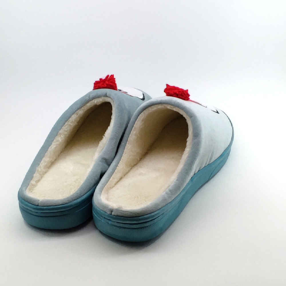 Soft Blue Women’s Slippers Model Penguin