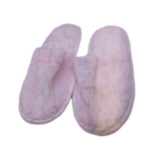 Soft Pink Women’s Plush Slippers Model Honey