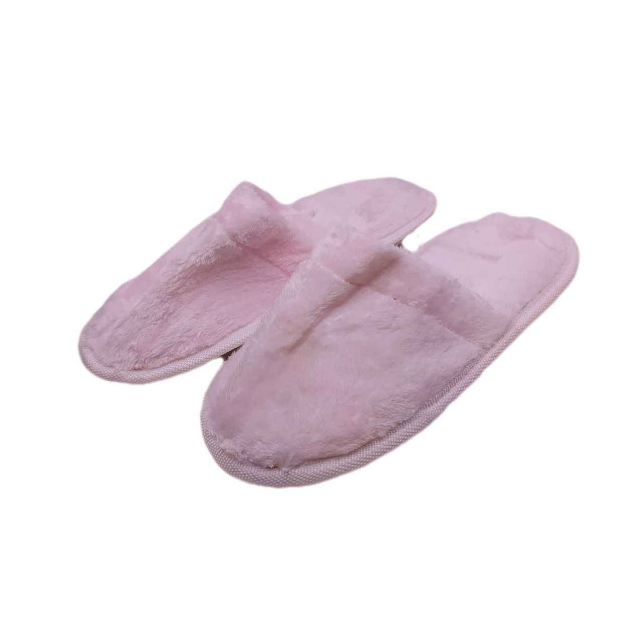 Soft Pink Women’s Plush Slippers Model Honey
