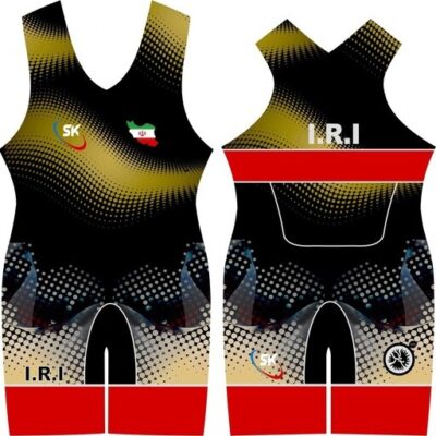 Men’s Iranian Sleeveless Wrestling Singlet Model Rayan