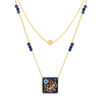 Persian Gold Plated Necklace for Women Artistic Hengame