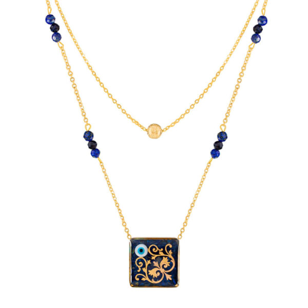 Persian Gold Plated Necklace for Women Artistic Hengame