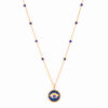 Persian Gold Plated Necklace for Women Janan with Evil Eye