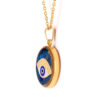 Persian Gold Plated Necklace for Women Janan with Evil Eye
