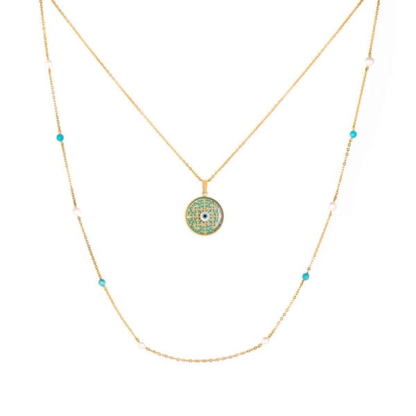 Persian Gold Plated Necklace for Women Louisa