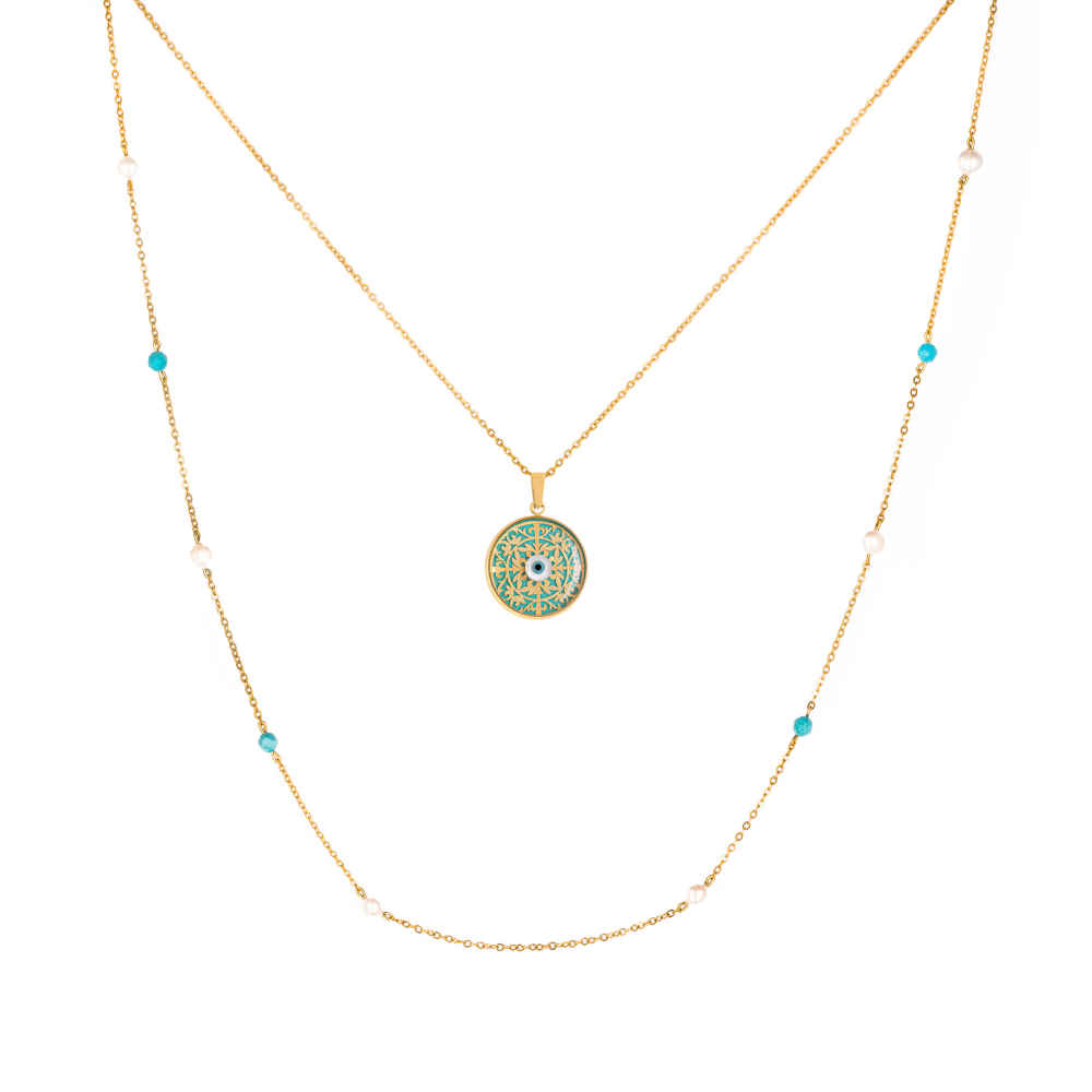 Persian Gold Plated Necklace for Women Louisa