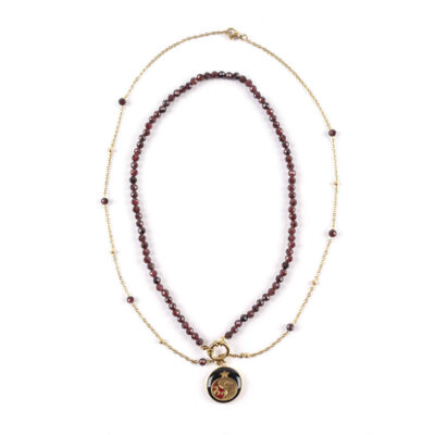 Persian Gold Plated Necklace for Women Artistic Nazli