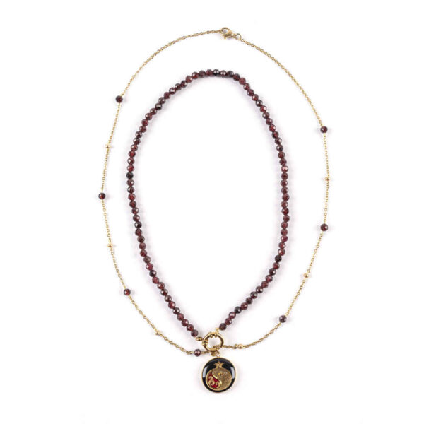 Persian Gold Plated Necklace for Women Artistic Nazli